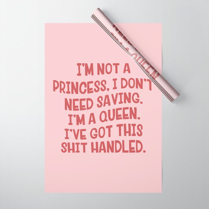I've Got This Shit Handled, Funny,  Saying Wrapping Paper