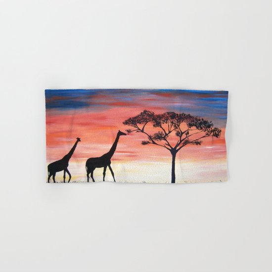 Africa Series - Seeking Shelter Before the Storm Hand & Bath Towel