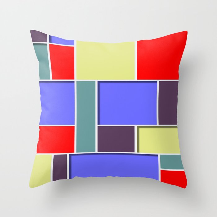 Abstract #65 Throw Pillow
