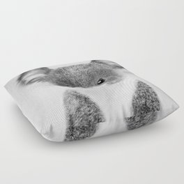 Baby Koala - Black & White Floor Pillow
