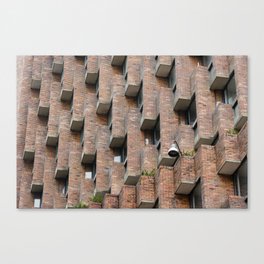 Brick building Canvas Print