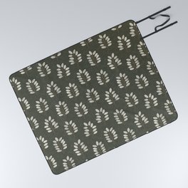 noble branches - olive green Picnic Blanket