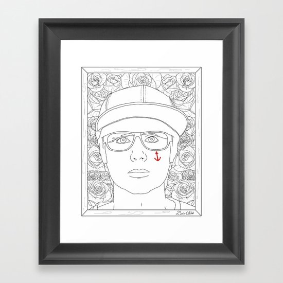 Autoportrait Framed Art Print