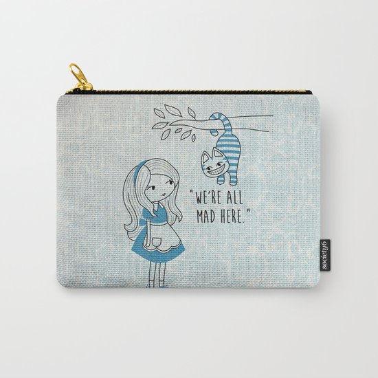 Alice and Cat Carry-All Pouch