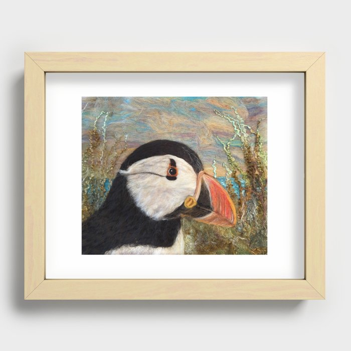 Puffin Power - Augustus Recessed Framed Print