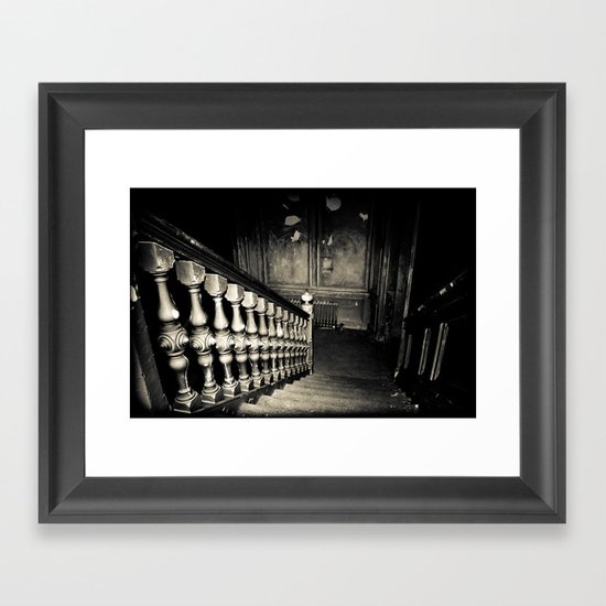 Descent Framed Art Print