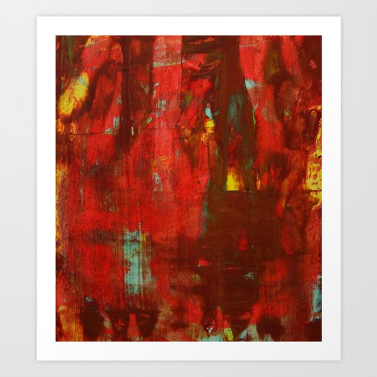 Abstract Painting 17 Art Print