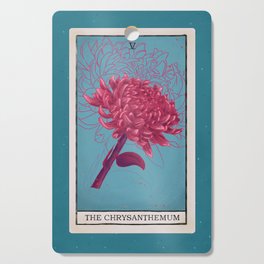 Chrysanthemum tarot card Cutting Board
