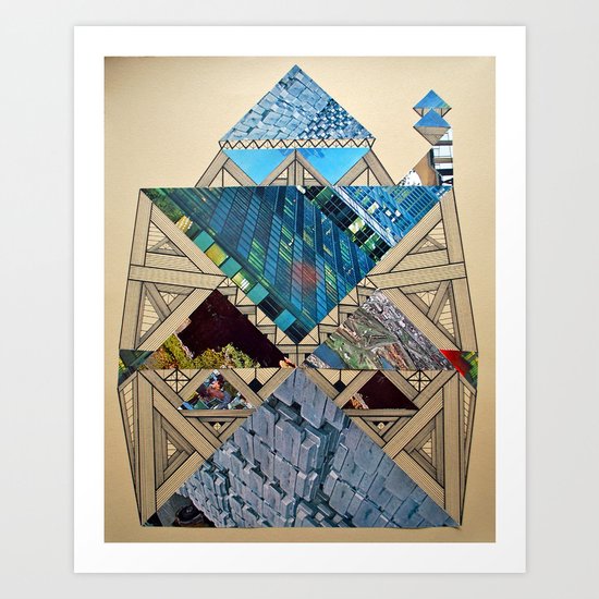 Paper House 1 Art Print