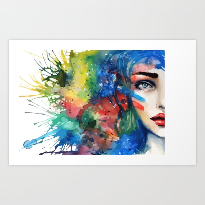 Mina Art Print By Artalma Society6