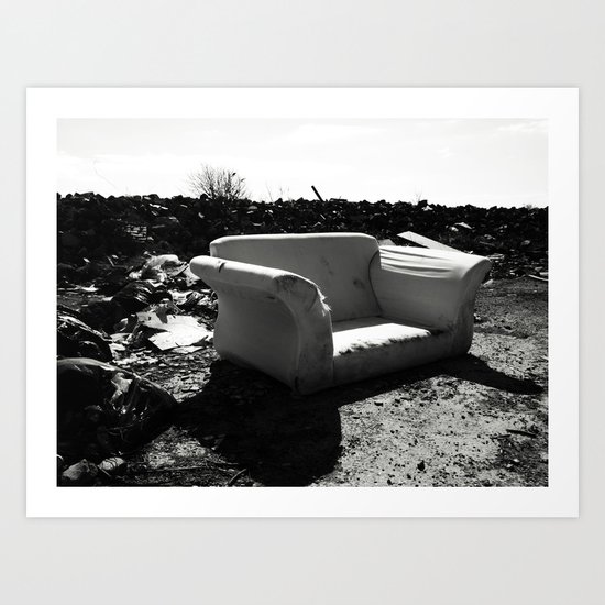 Let's Get Comfy Art Print