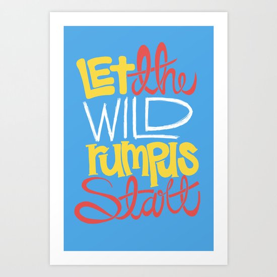 Where the Wild Things Are Art Print