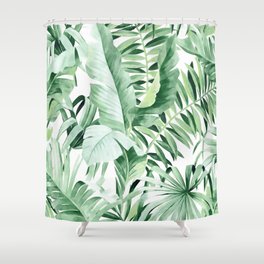 tropical tree Shower Curtain