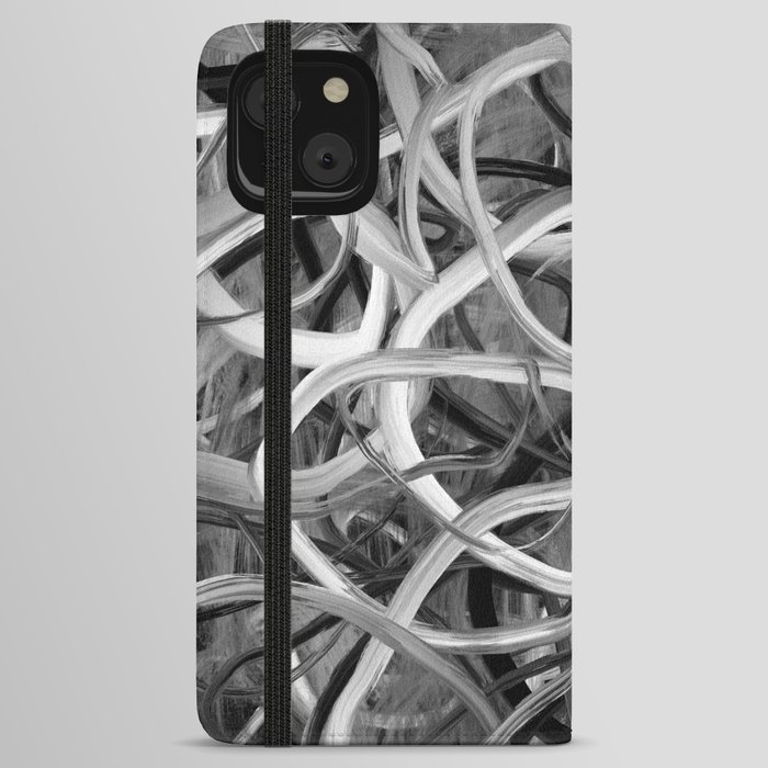 Abstract expressionist Art. Abstract Painting 34. iPhone Wallet Case