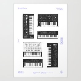 Collection : Synthetizers Art Print
