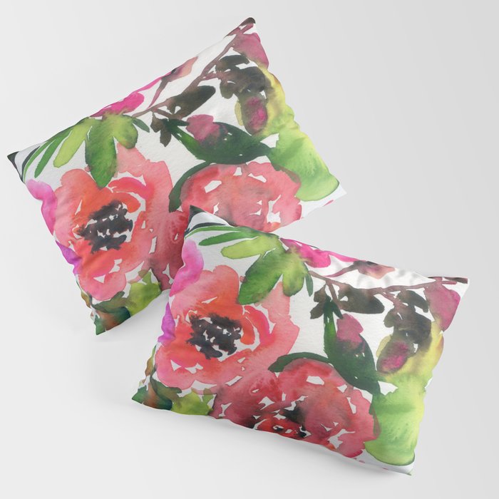 the pink flowers N.o 2 Pillow Sham