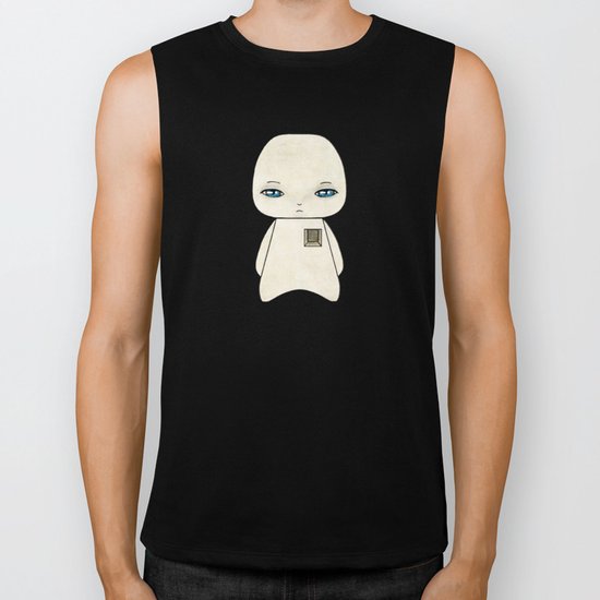 A Boy - self-portrait Biker Tank