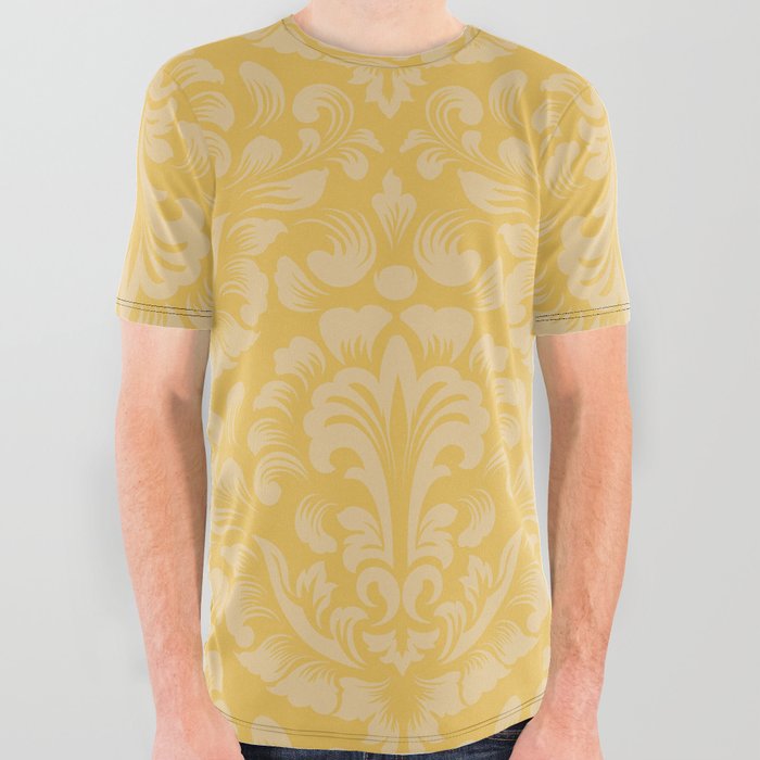 Damask Pattern 13 All Over Graphic Tee