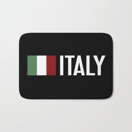 Italy: Italy & Italian Flag Bath Mat | Mafia, Italy, Rome, Pride, Heritage, Proud, European, Flag, Mediterranean, Union 