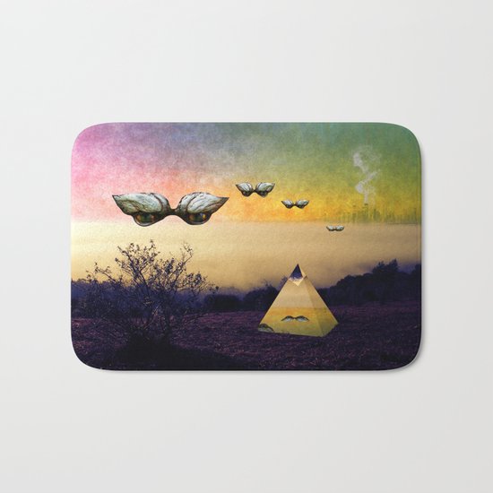 Search the boundaries to find the peace you seek Bath Mat