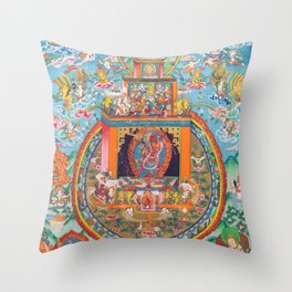 Buddhist Mandala Thangka Vajrayogini Throw Pillow