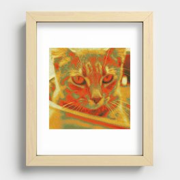 Cats are Art, Kitten 1 Recessed Framed Print