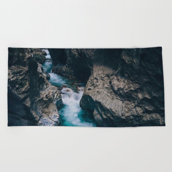 Run With Me Beach Towel