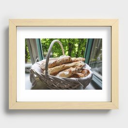 Home made bread Recessed Framed Print