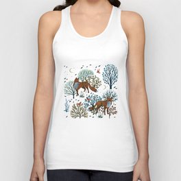 Forest Foxes Unisex Tank Top