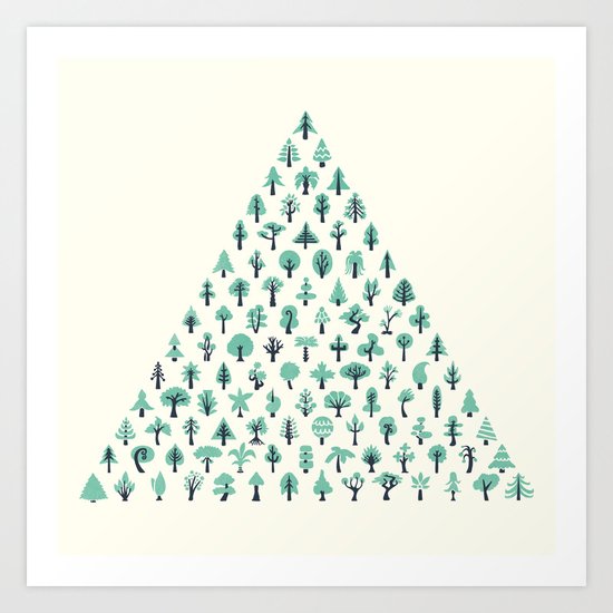 Treeangle Art Print