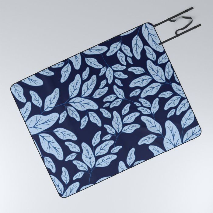 Icy Foliage Picnic Blanket