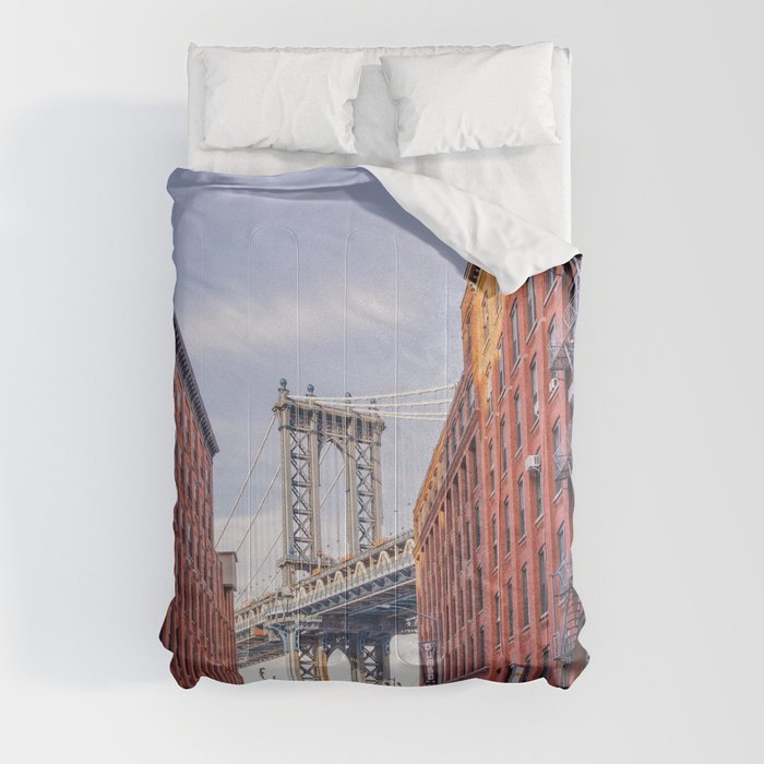Manhattan Bridge Brooklyn Comforter