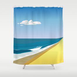 Rothko at the Beach Shower Curtain