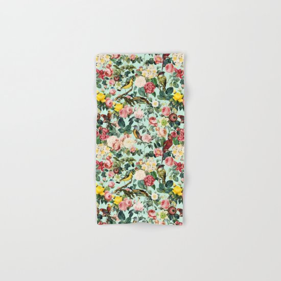 Floral and Birds III Hand & Bath Towel