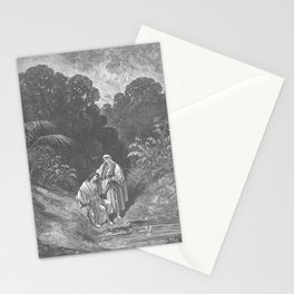 David and Jonathan - Gustave Dore Stationery Card