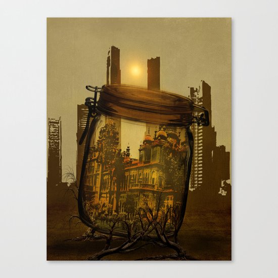 The last vintage city. Canvas Print
