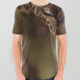 South Africa Photography - Two Giraffes Kissing All Over Graphic Tee