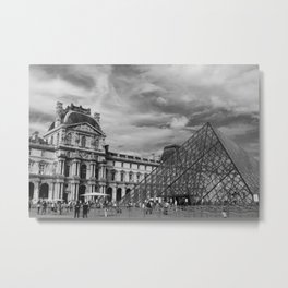 The Louvre Metal Print