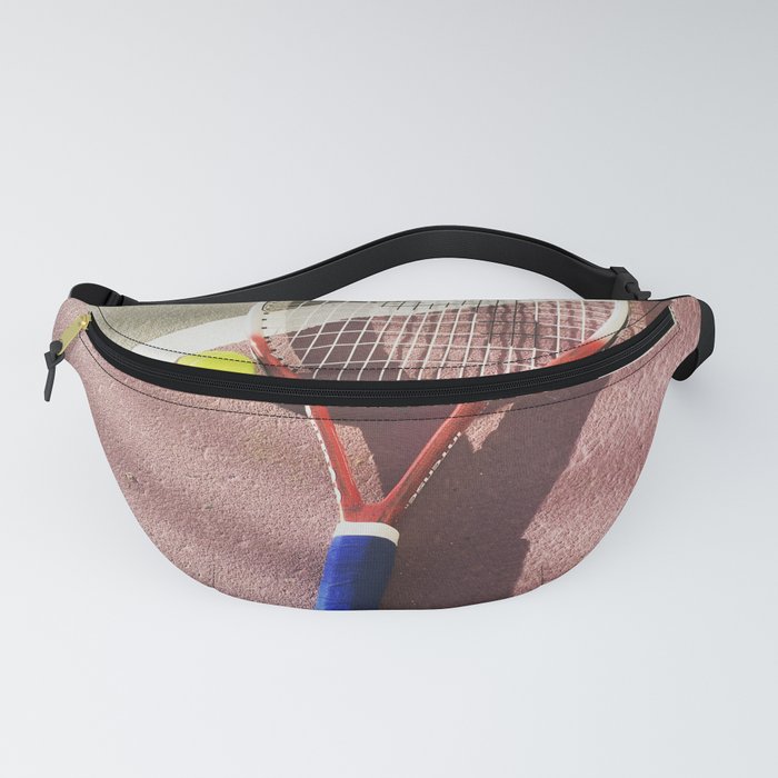 Tennis Racket, Tennis Court Fanny Pack