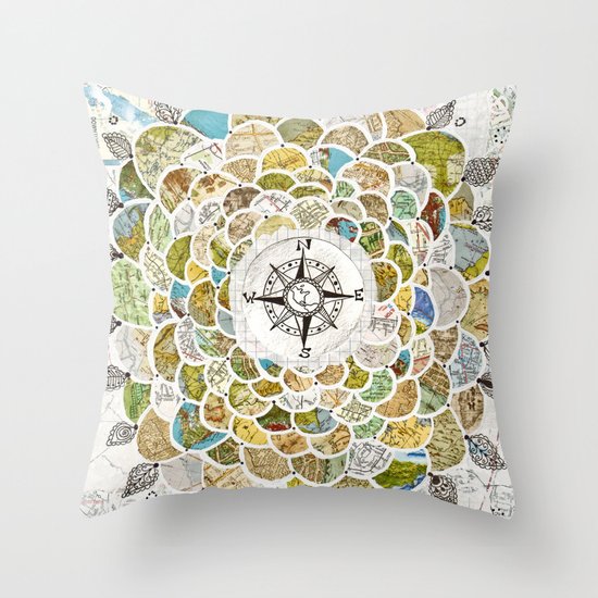 Wanderbloom Throw Pillow