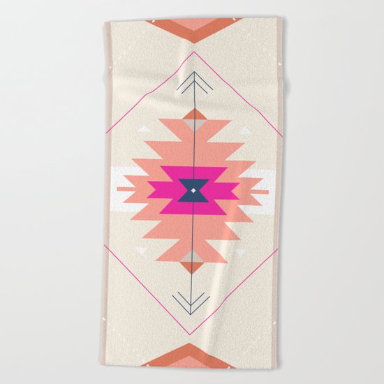 Kilim Inspired Beach Towel