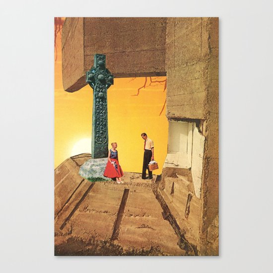 dystopian picnic Canvas Print