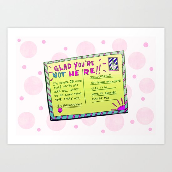 Sass Card Art Print