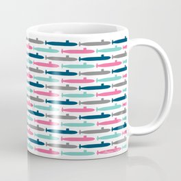 Colorful Submarine Squadron Coffee Mug