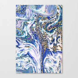 Blue Acid #society6 #buyart #decor Canvas Print