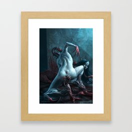 demon girl Framed Art Print