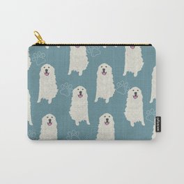 Great Pyrenees Pattern  Carry-All Pouch