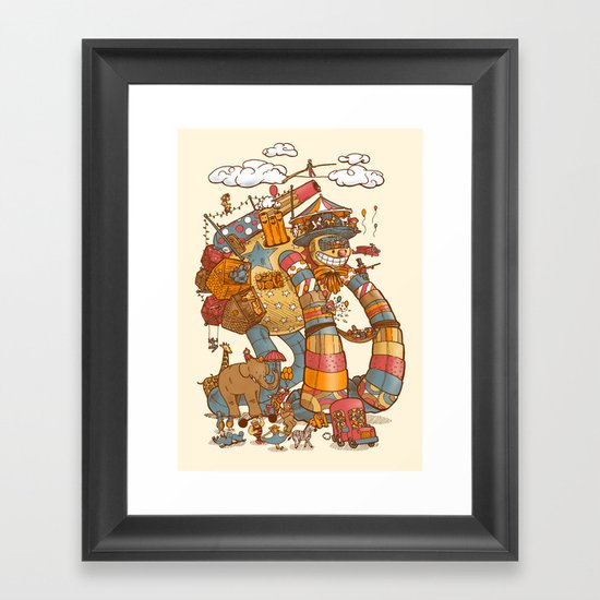 Circusbot Framed Art Print