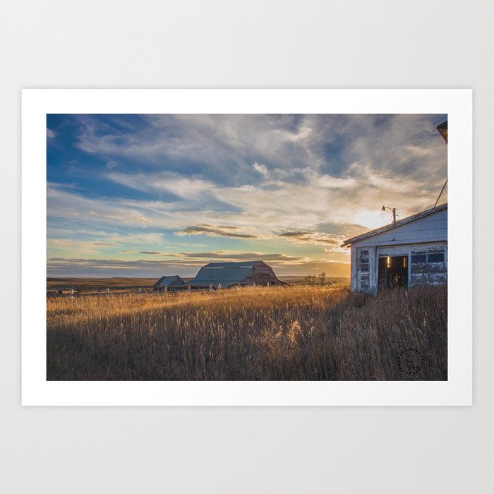 The Creepy House Property, North Dakota 5 Art Print by A Seibold Society6