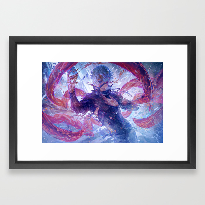Tokyo Ghoul Kaneki Ken Framed Art Print By Muddymelly Society6